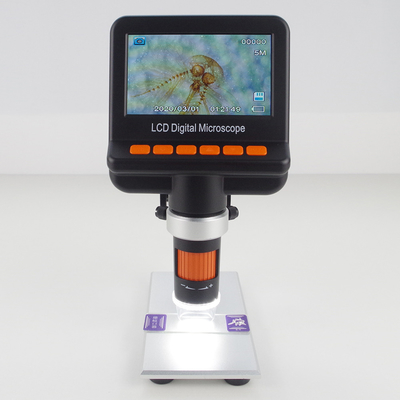 Good price Polarizer IPS Coin Usb Microscope With Screen  2MP HD 1080P 500X Magnification online