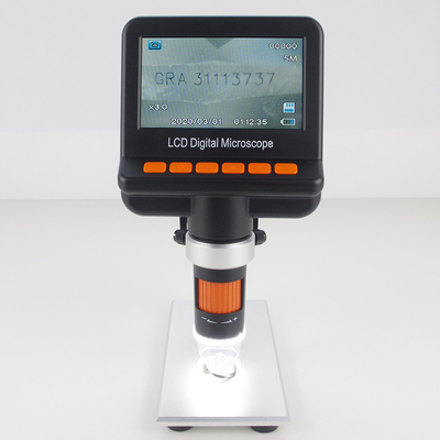 Good price Polarizer Jewelry Microscope Handheld 4.3 Inch 1200x Digital Microscope online