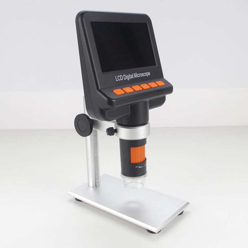 50x~1200x High Resolution Digital Microscope Lcd Display Polarization Filter